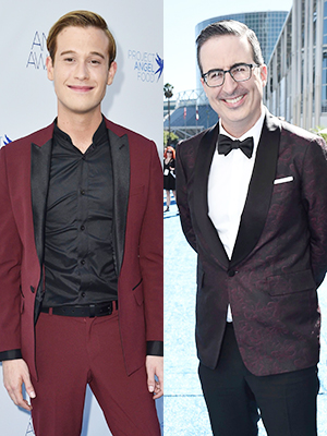 Tyler Henry and John Oliver