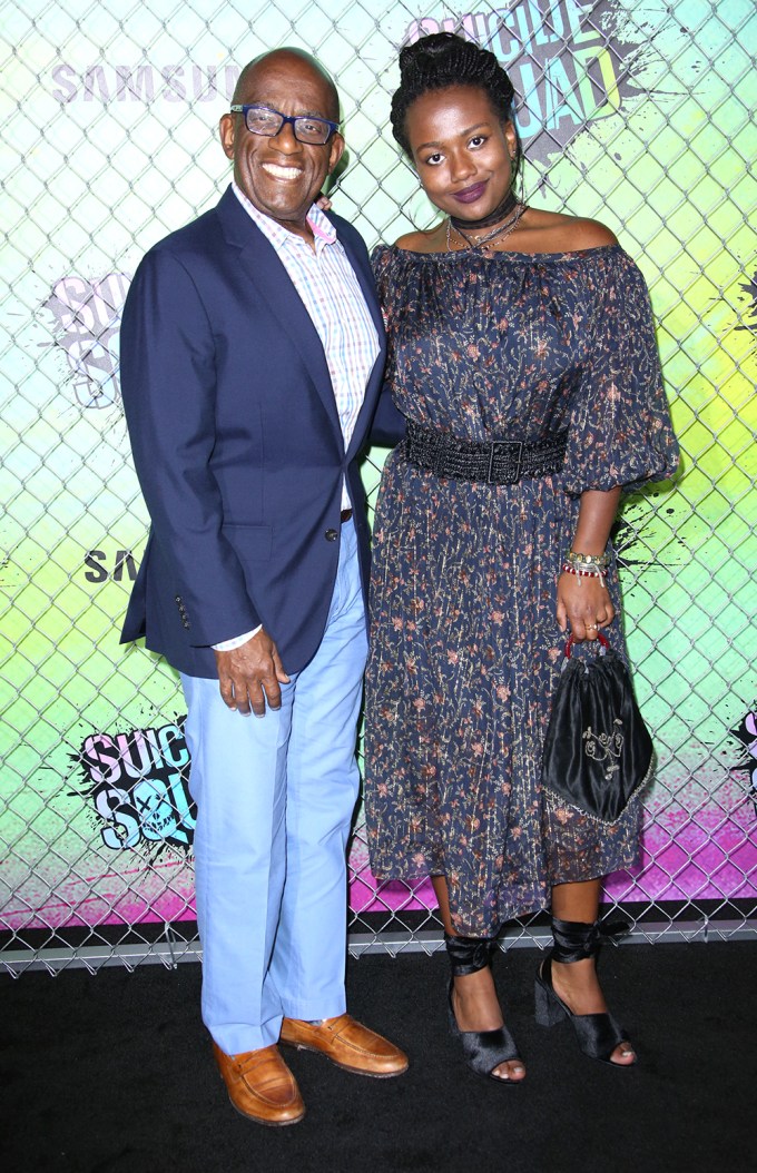 Al Roker with his daughter Leila at ‘Suicide Squad’ premiere