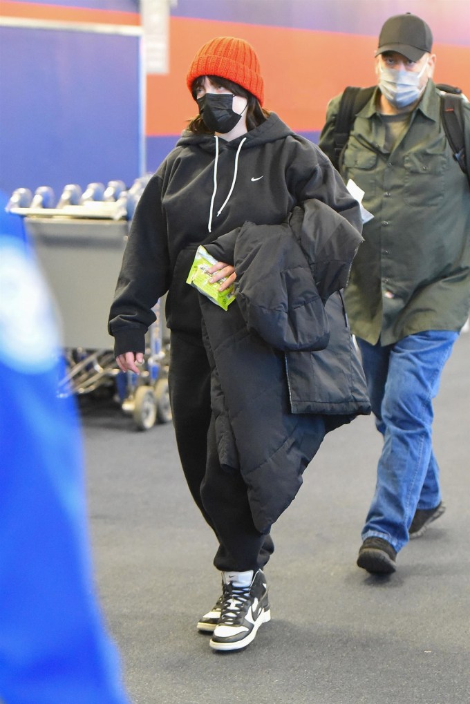 Billie Eilish At The Airport