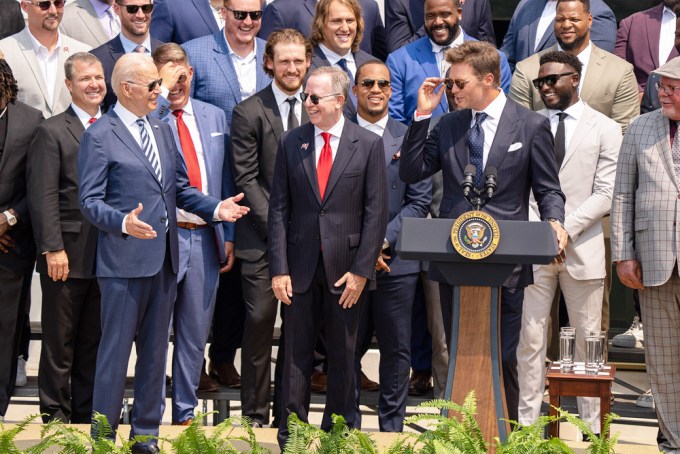 Tom Brady at the White House