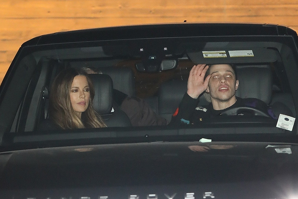 Kate Beckinsale and Pete Davidson have dinner at Nobu