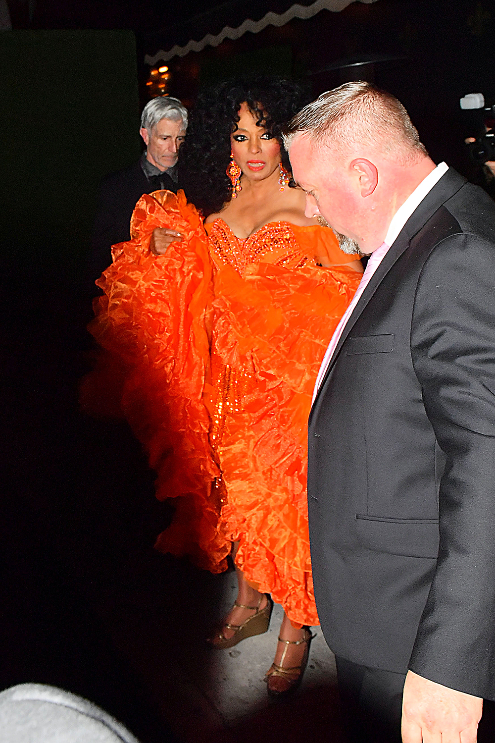 Diana Ross seen leaving her 75th Birthday party. 27 Mar 2019 Pictured: Diana Ross. Photo credit: Rachpoot/Marksman/MEGA TheMegaAgency.com +1 888 505 6342 (Mega Agency TagID: MEGA388645_001.jpg) [Photo via Mega Agency]