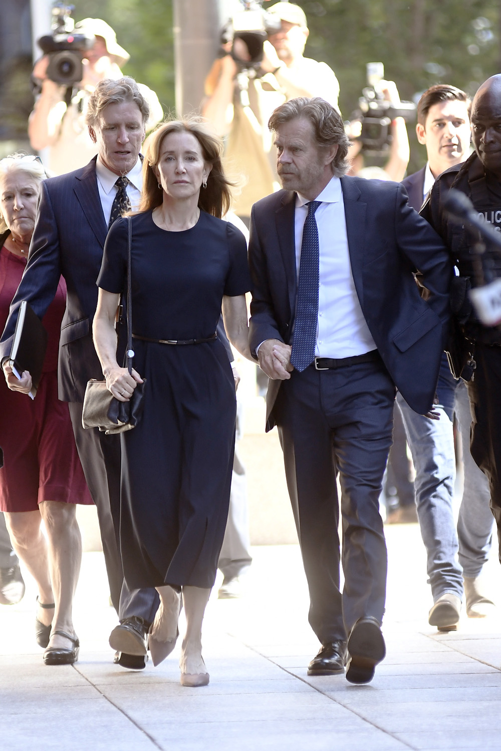 Felicity Huffman and her husband William H Macy arriving at Boston Criminal Court today is her sentencing in the college bribery scandal

Pictured: Felicity Huffman,William H Macy
Ref: SPL5115589 130919 NON-EXCLUSIVE
Picture by: Elder Ordonez / SplashNews.com

Splash News and Pictures
Los Angeles: 310-821-2666
New York: 212-619-2666
London: +44 (0)20 7644 7656
Berlin: +49 175 3764 166
photodesk@splashnews.com

World Rights, No Portugal Rights