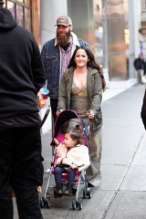 **USE CHILD PIXELATED IMAGES IF YOUR TERRITORY REQUIRES IT**

Jenelle Evans and her husband David Eason takes their daughter Ensley Eason and their stepdaughter Maryssa Eason out for lunch in Times Square after attending a fashion show in New York City this morning

Pictured: Jenelle Evans,Ensley Eason,Maryssa Eason,David Eason
Ref: SPL5062093 080219 NON-EXCLUSIVE
Picture by: Elder Ordonez / SplashNews.com

Splash News and Pictures
Los Angeles: 310-821-2666
New York: 212-619-2666
London: 0207 644 7656
Milan: 02 4399 8577
photodesk@splashnews.com

World Rights, No Portugal Rights