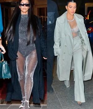 Kim Kourtney Kardashian Dinner Clubbing