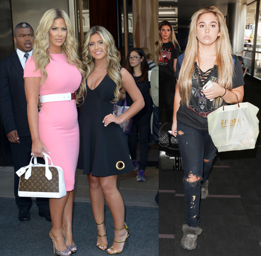 Kim Zociak-Biermann and her two daughters Brielle and Ariana.