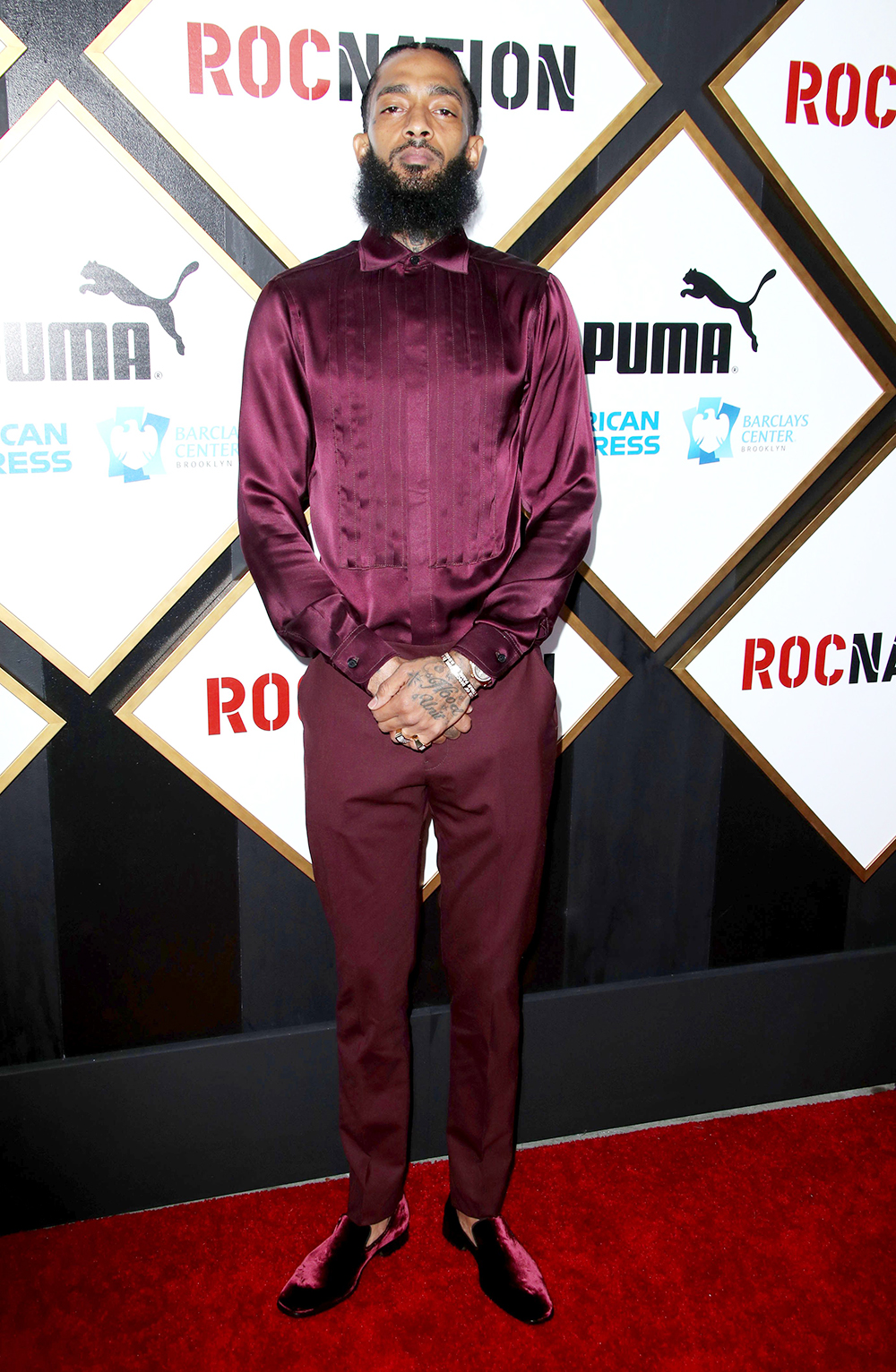 Nipsey Hussle
Roc Nation's Pre-Grammy Brunch, Los Angeles, USA - 09 Feb 2019