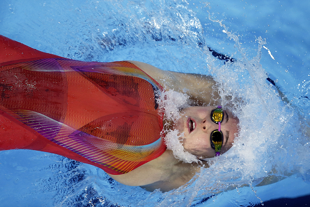 Sarah Bro of Denmark Competes in the Women's 200m Backstroke Heats During the 13th Fina Short Course World Swimming Championships at Wfcu Centre in Windsor Ontario Canada 08 December 2016 Canada Windsor
Canada Swimming Short Course World Championships - Dec 2016
Sarah Bro of Denmark competes in the women's 200m Backstroke Heats during the 13th FINA Short Course World Swimming Championships at WFCU Centre in Windsor, Ontario, Canada, 08 December 2016.