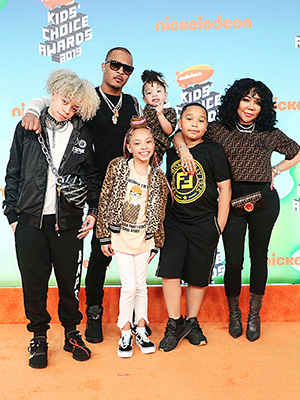 T.I. & Tiny 's family Kids Choice Awards 2019
