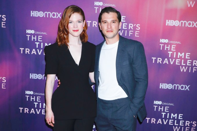 Kit Harington & Rose Leslie at an HBO event