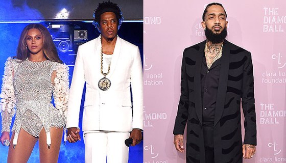 Beyonce JAY-Z Nipsey Hussle Memorial