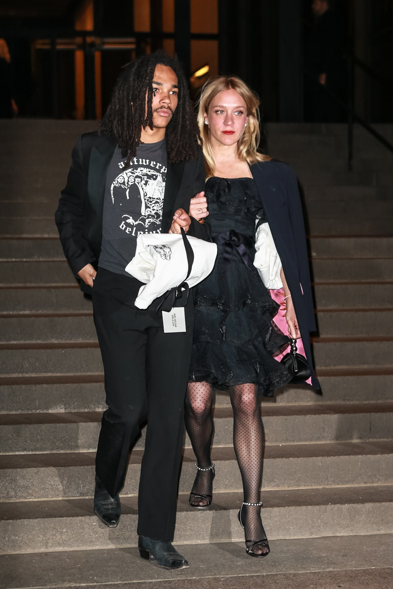 New York, NY  - Luka Sabbat and Chloë Sevigny leaving Marc Jacobs reception party.

Pictured: Chloë Sevigny, Luka Sabbat

BACKGRID USA 6 APRIL 2019 

USA: +1 310 798 9111 / usasales@backgrid.com

UK: +44 208 344 2007 / uksales@backgrid.com

*UK Clients - Pictures Containing Children
Please Pixelate Face Prior To Publication*