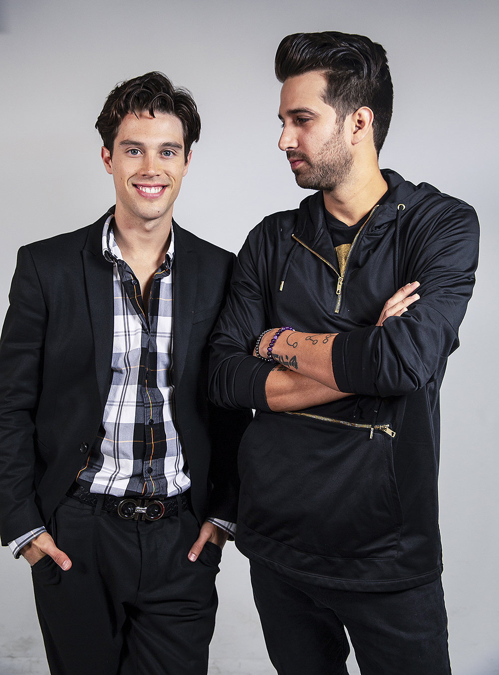 'Mexican Dynasties' stars Elan & Adan Allende stop by HollywoodLife's NYC studios.