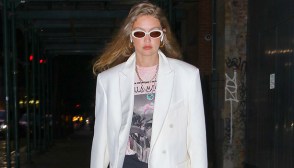 celebrities in blazers