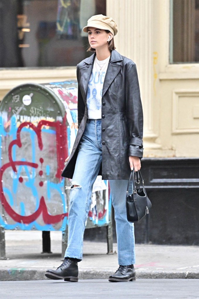 Kaia Gerber In NYC