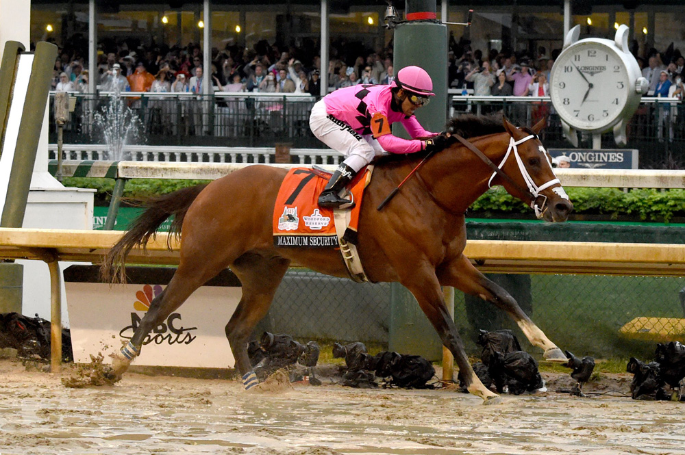 Maximum Security ridden by Luis Saez
145th running of the Kentucky Derby, Churchill Downs, Louisville, Kentucky, USA - 04 May 2019