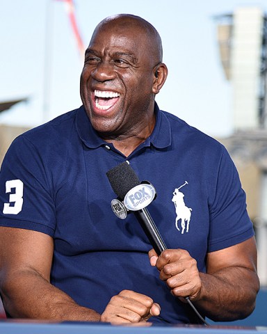Magic Johnson
Boston Red Sox v Los Angeles Dodgers, MLB World Series, game 4, Los Angeles, USA - 27 Oct 2018