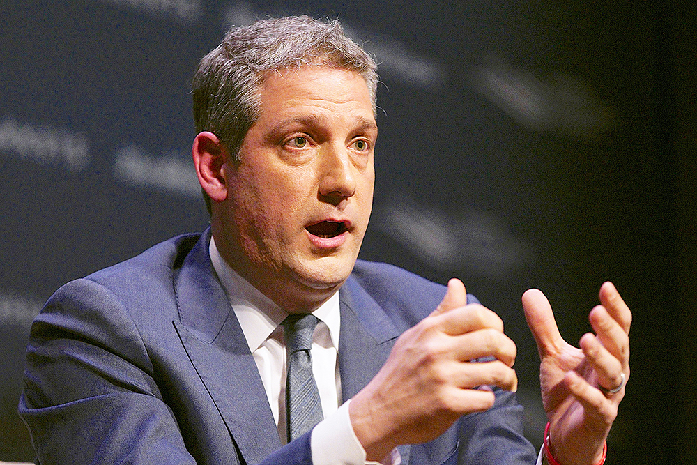 Rep. Tim Ryan, D-Ohio, speaks at the Heartland Forum held on the campus of Buena Vista University in Storm Lake, Iowa
Election 2020 Tim Ryan, Storm Lake, USA - 30 Mar 2019