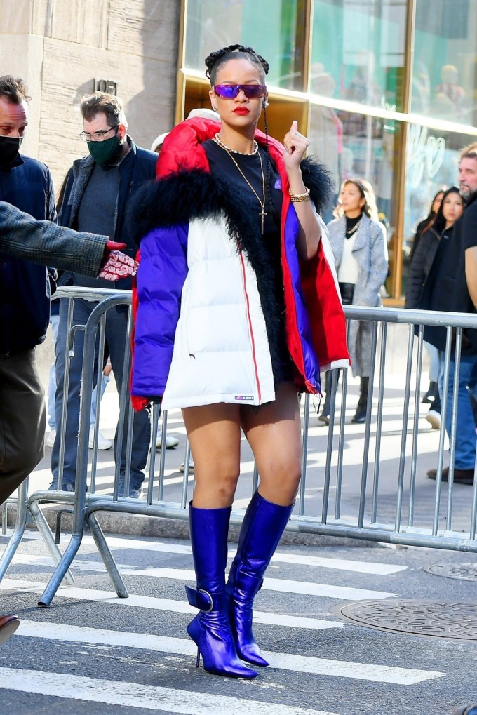 Rihanna & ASAP Rocky Visit Basquiat Exhibit