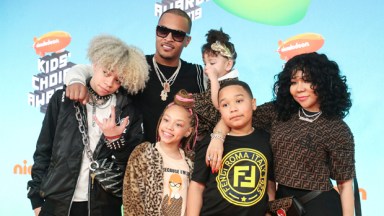 T.I., Tiny & kids at Teen Choice Awards 2019