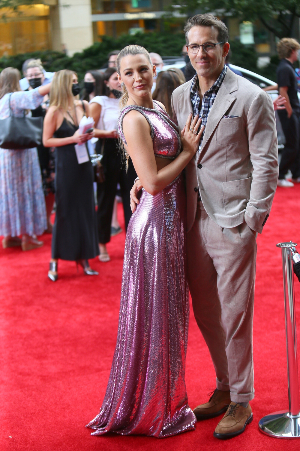 Blake Lively and Ryan Reynolds arrive at the premiere of 'Free Guy'