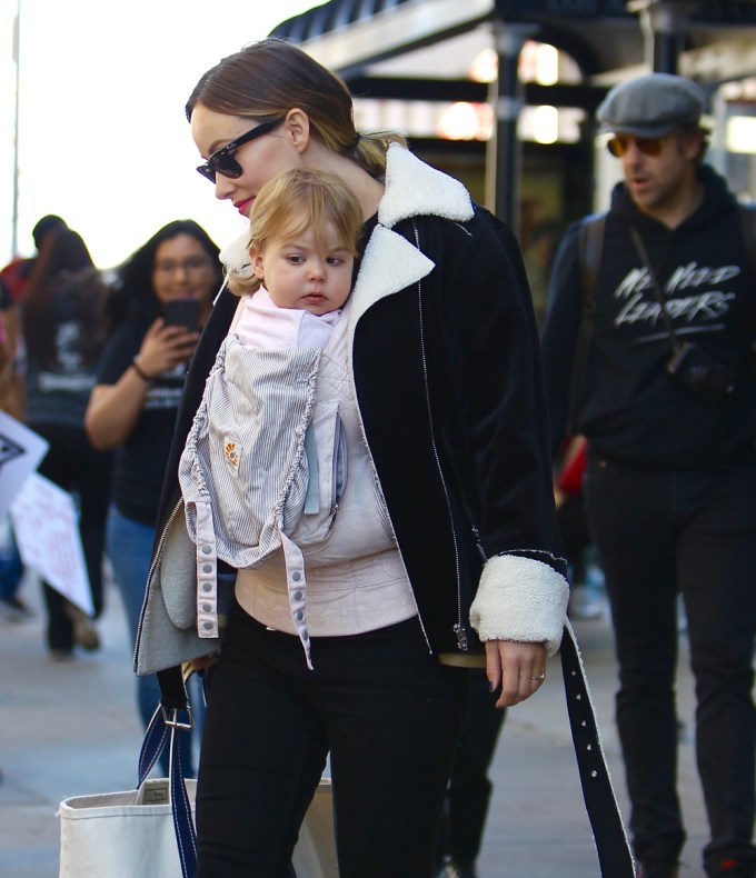 Olivia Wilde & Jason Sudeikis Go To A Women’s March LA