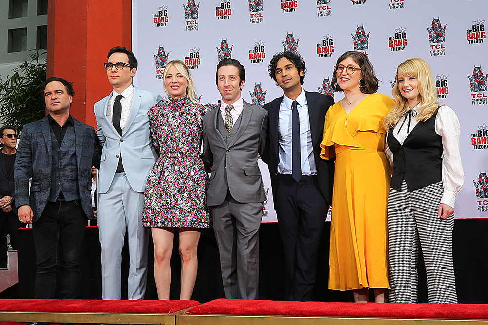 Johnny Galecki, Jim Parsons, Kaley Cuoco, Simon Helberg, Kunal Nayyar, Mayim Bialik and Melissa Rauch
'The Big Bang Theory' Cast Handprint Ceremony, TCL Chinese Theatre, Los Angeles, USA - 01 May 2019