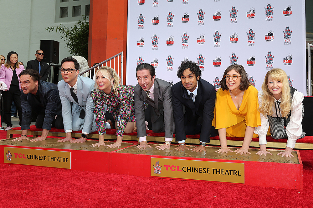 Johnny Galecki, Jim Parsons, Kaley Cuoco, Simon Helberg, Kunal Nayyar, Mayim Bialik and Melissa Rauch
'The Big Bang Theory' Cast Handprint Ceremony, TCL Chinese Theatre, Los Angeles, USA - 01 May 2019