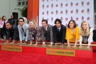 Johnny Galecki, Jim Parsons, Kaley Cuoco, Simon Helberg, Kunal Nayyar, Mayim Bialik and Melissa Rauch
'The Big Bang Theory' Cast Handprint Ceremony, TCL Chinese Theatre, Los Angeles, USA - 01 May 2019