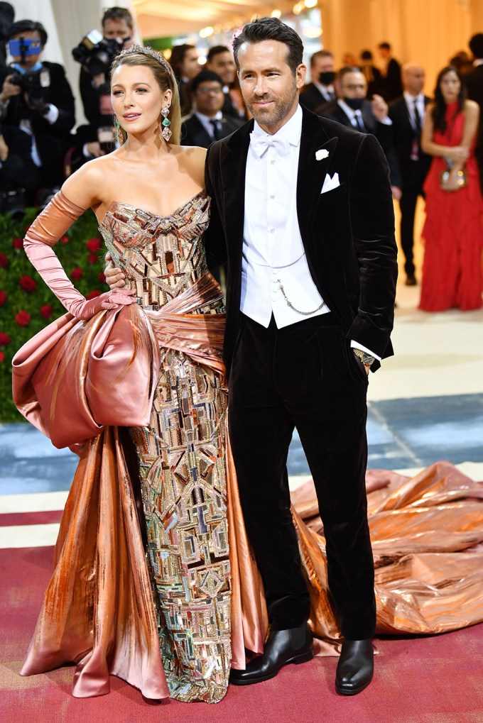 Blake Lively & Ryan Reynolds At The 2022 Met Gala