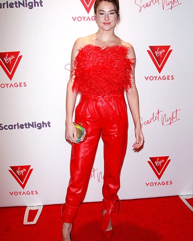 Shailene Woodley
Virgin Voyages Scarlet Night Party, New York, USA - 14 Feb 2019
Wearing Attico