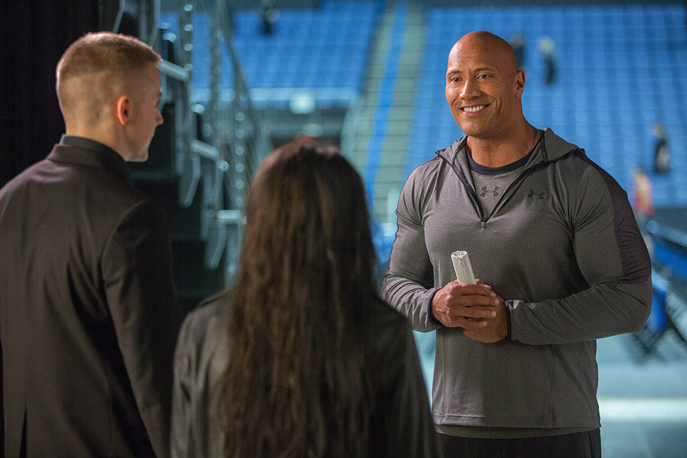 Dwayne Johnson as Himself in FIGHTING WITH MY FAMILY, directed by Stephen Merchant, a Metro Goldwyn Mayer Pictures film.Credit: Robert Viglasky / Metro Goldwyn Mayer Pictures© 2018 Metro-Goldwyn-Mayer Pictures Inc.  All Rights Reserved.