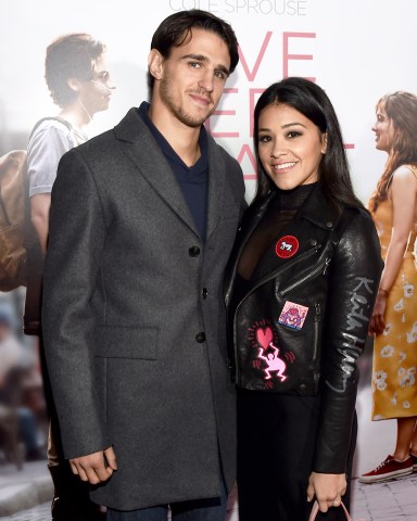 Joe LoCicero and Gina Rodriguez
'Five Feet Apart' Film Premiere, Arrivals, Regency Bruin Theatre, Los Angeles, USA - 07 Mar 2019