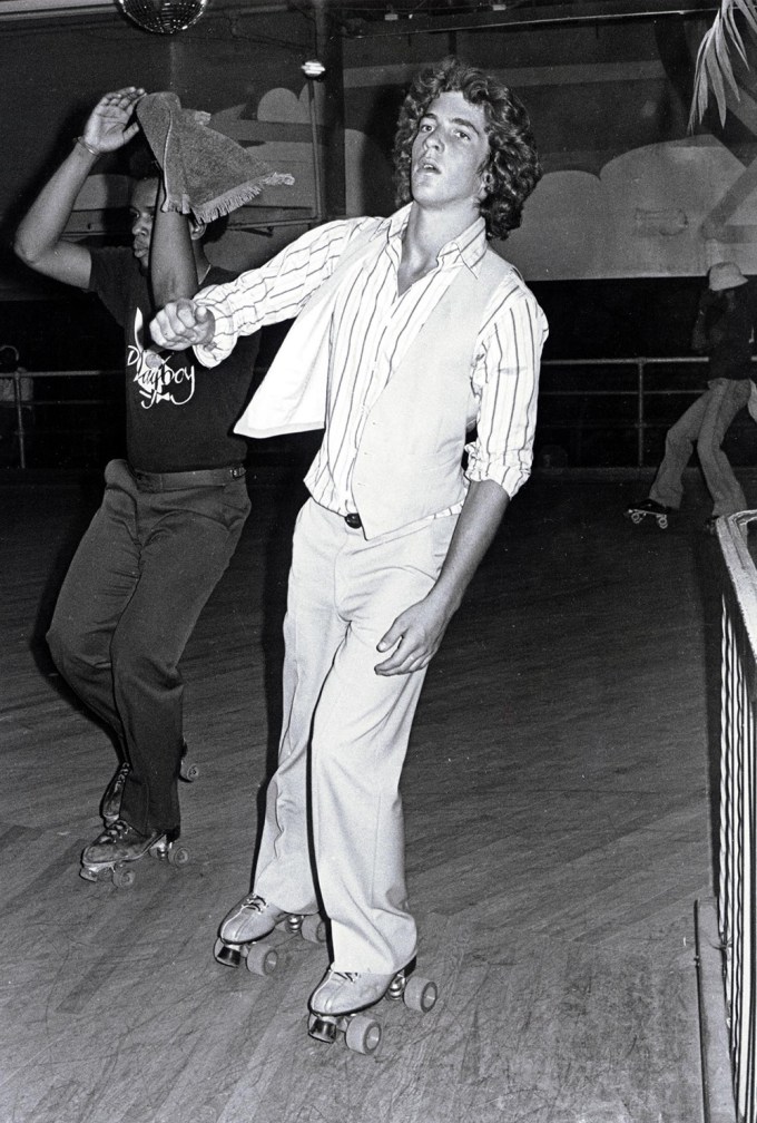 John F. Kennedy Jr. Roller Skating