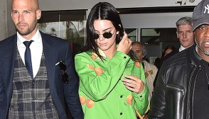 Kendall Jenner Neon Green Outfit