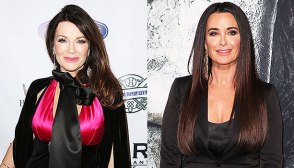 Lisa Vanderpump Kyle Richards run in