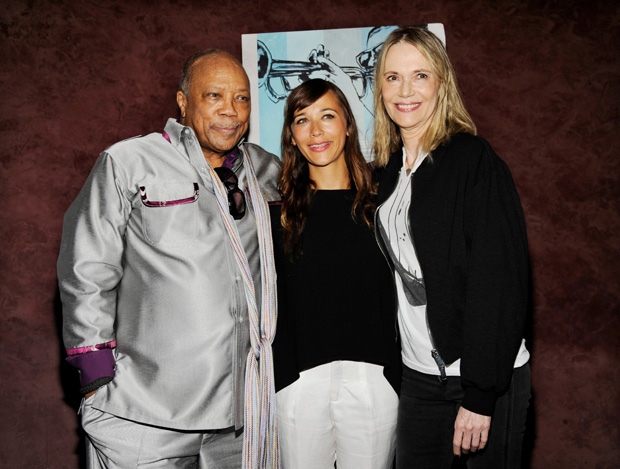 Quincy Jones, Peggy Lipton, Rashida Jones