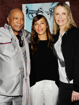 Quincy Jones and Peggy Liption