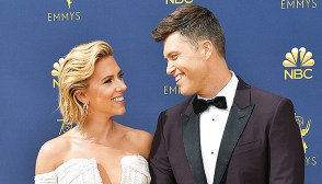 Scarlett Johansson & Colin Jost