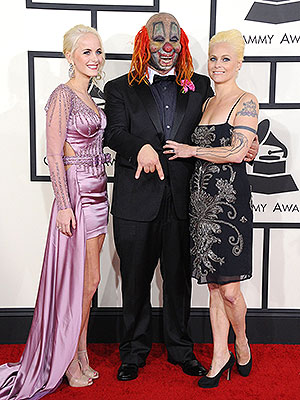 Shawn Crahan, daughter Gabrielle & wife, Chantel