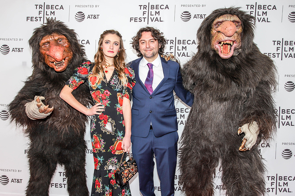 Nicole Elizabeth Berger, Mario Torres and Grumblers - Boomer and Morse
'The Place of No Words' screening, Tribeca Film Festival, New York, USA - 27 Apr 2019
