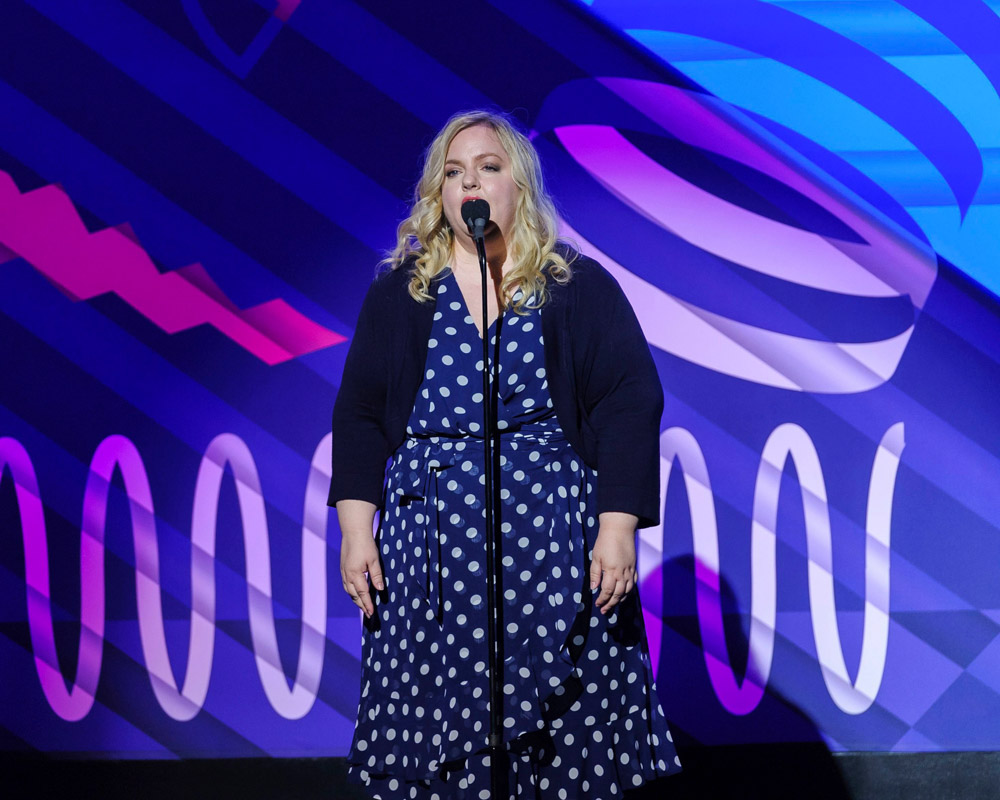 Sarah Baker attends the 23rd annual Webby Awards at Cipriani Wall Street, in New York
2019 Webby Awards, New York, USA - 13 May 2019