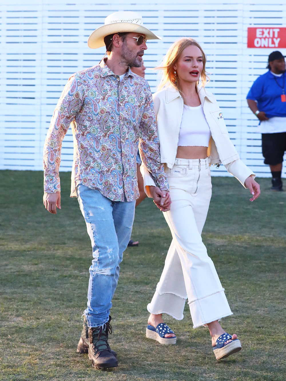 Kate Bosworth spotted in Coachella, CA.

Kate Wears:
Jacket ? Miu Miu
Trousers ? Miu Miu
Shoes ? Miu Miu

Pictured: Kate Bosworth
Ref: SPL5079859 140419 NON-EXCLUSIVE
Picture by: Pap Nation / SplashNews.com

Splash News and Pictures
Los Angeles: 310-821-2666
New York: 212-619-2666
London: 0207 644 7656
Milan: 02 4399 8577
photodesk@splashnews.com

World Rights