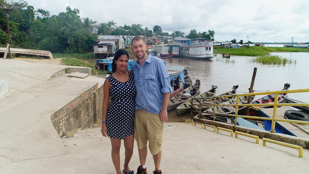 Paul and Karines hero shot in Brazil.