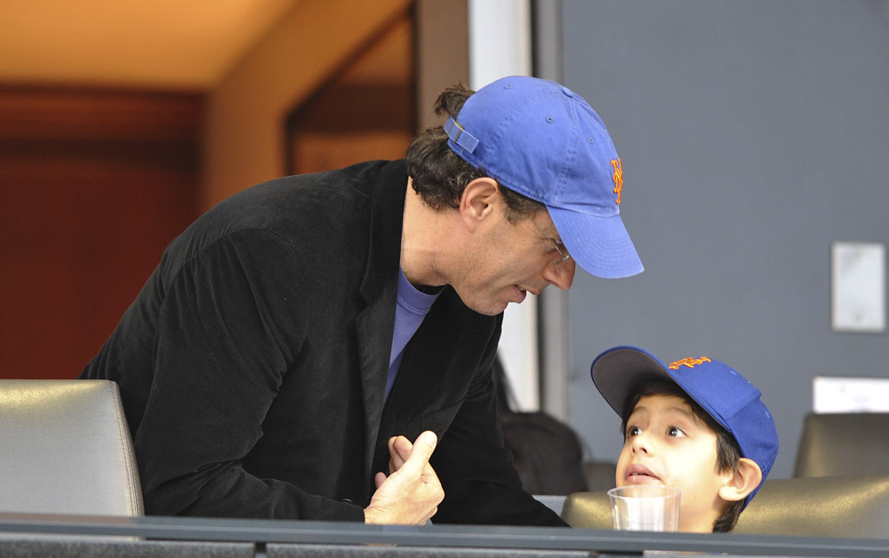 Jerry Seinfeld and Family at Citi Field, New York, America - 03 Oct 2009