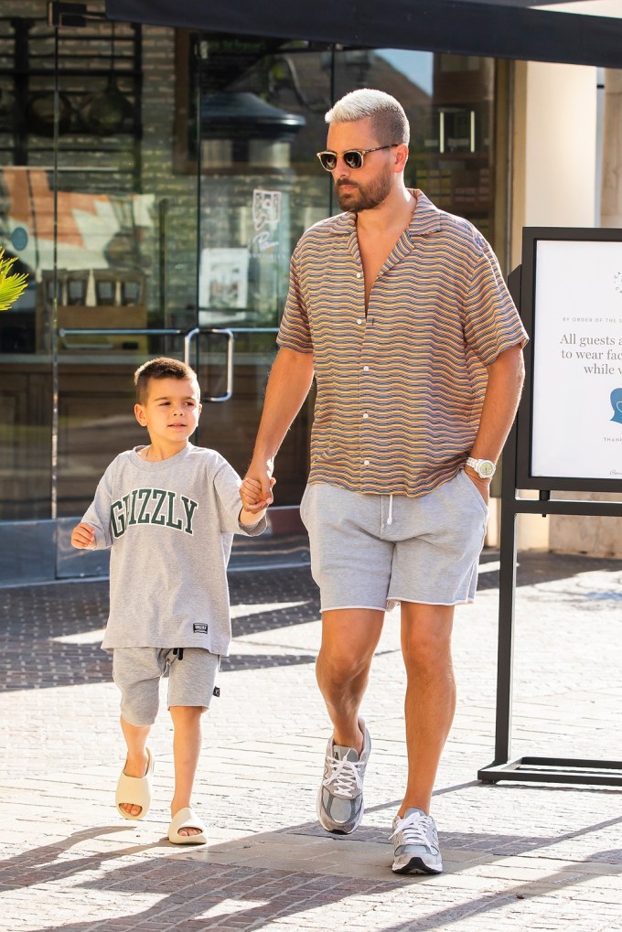 Scott Disick With Reign In Calabasas