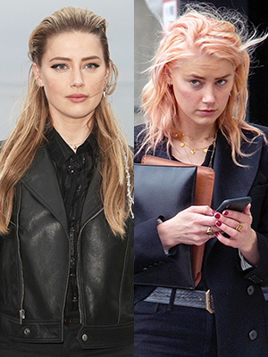 Amber Heard Pink Hair