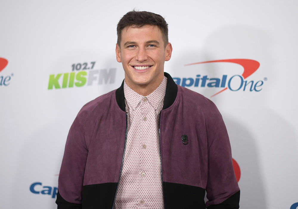 Blake Horstmann arrives at Jingle Ball, at The Forum in Inglewood, Calif
2018 Jingle Ball - Los Angeles - Arrivals, Inglewood, USA - 30 Nov 2018