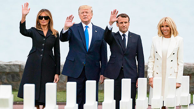 Brigitte Macron Melania Trump Heels