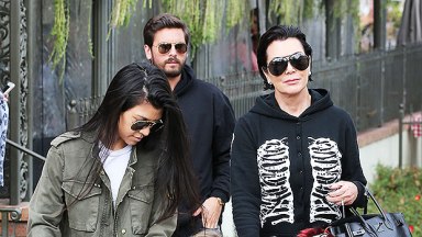 Scott Disick Kris Jenner Kourtney Kardashian